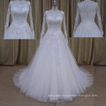 Factory Outlet See Through Tulle Sweetheart Satinwedding Dress